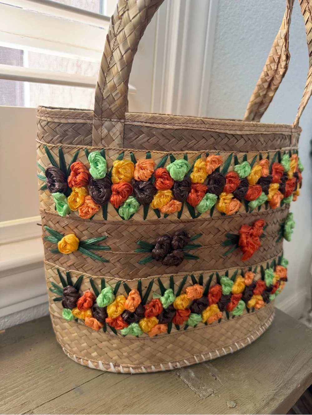 N/A handwoven straw